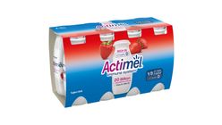 Actimel Drinkyoghurt Strawberry 100g 8-p