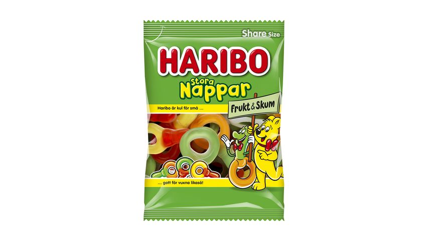 Haribo Nappar Stora 170g