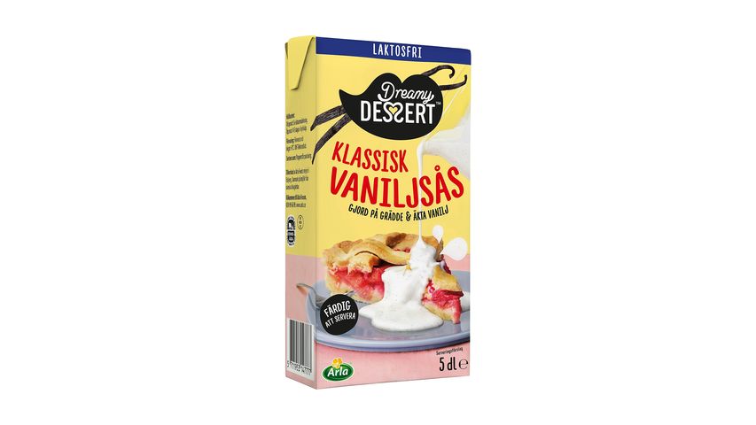Dreamy Dessert Laktosfri Klassisk Vaniljsås 500ml