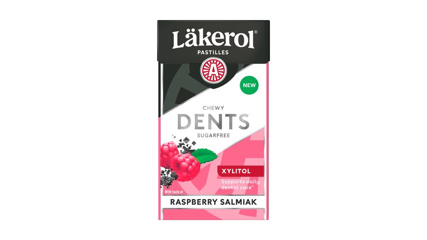 Läkerol Dents Pastiller Salmiak/Strawberry 36g