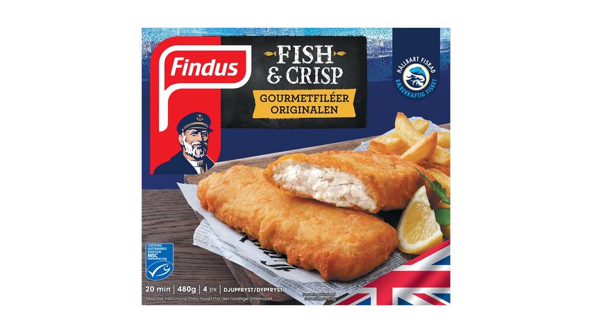 Findus Fish&Crisp Gourmet 480g