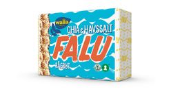 Wasa Knäckebröd Falu Råg-Rut Chia/Havssalt 235g