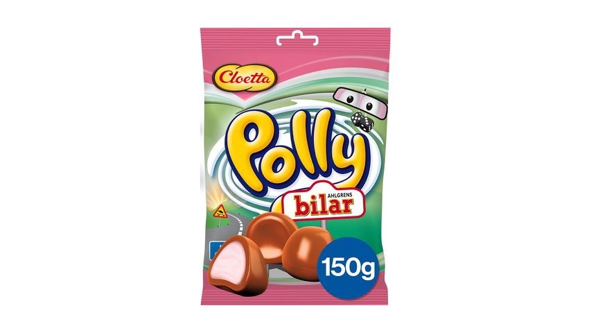 Cloetta Polly Bilar 150g