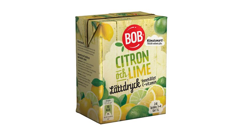 Bob Lättdryck Citron/Lime 200ml