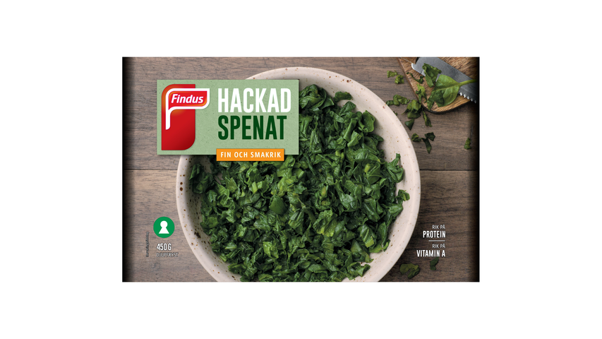 Findus Spenat Hackad Fryst 450g