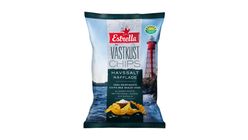 Estrella Chips Västkustchips Havssalt Räfflade 180g