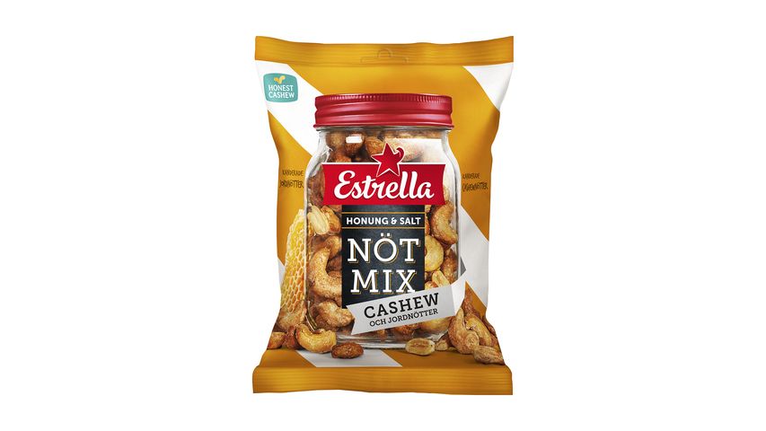 Estrella Nötmix Honung/Salt 175g