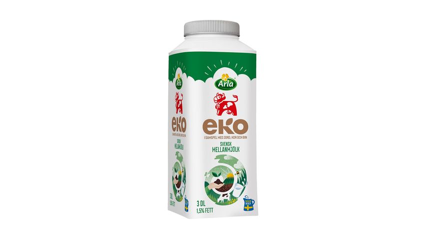 Arla Ko® Ekologisk Mellanmjölk Eko 3 dl