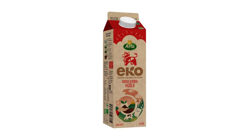 Arla Ko® Ekologisk Färsk standardmjölk 3,0% 1 liter