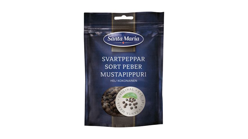 Santa Maria Kryddor Svartpeppar-Hel | 70 g