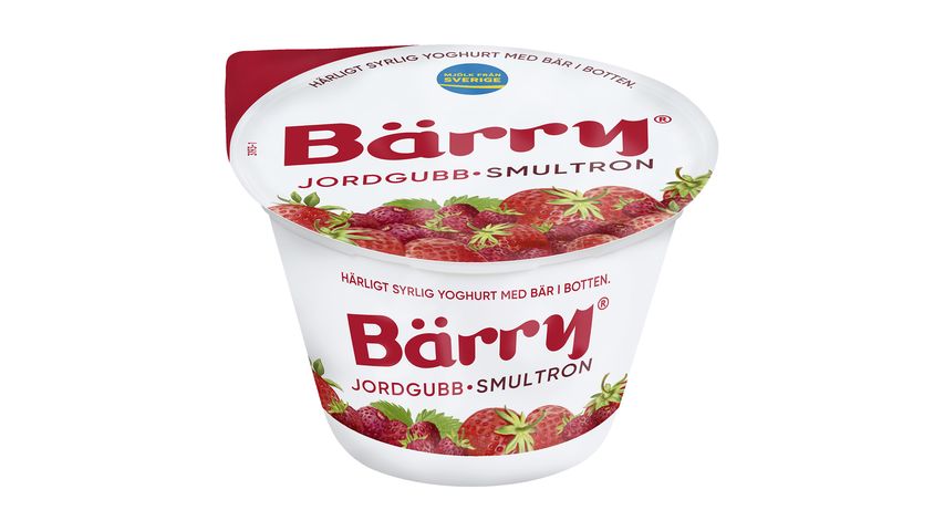 Bärry Yoghurt Jordgubb/Smultron 2,7% 250g