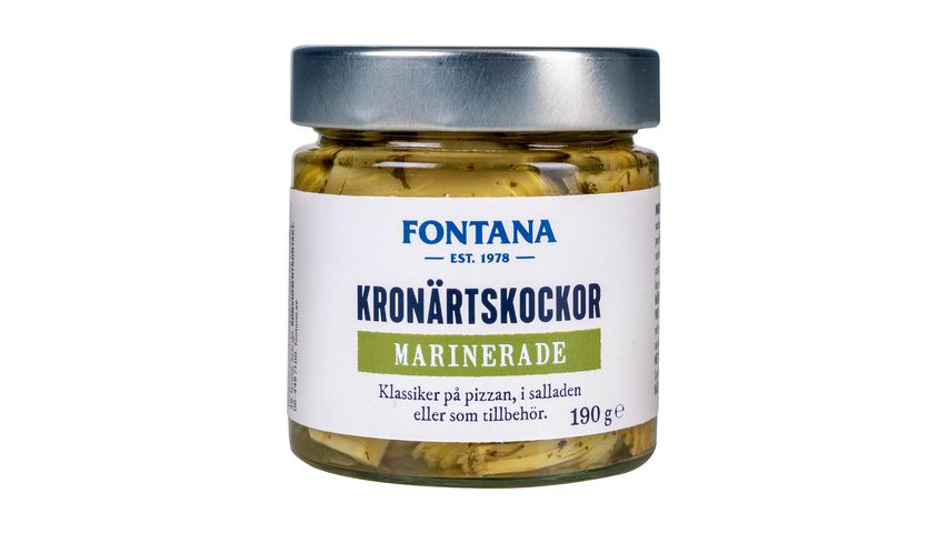 Fontana Kronärtsskocka Kvartar Marinerade6 X 190G 190g