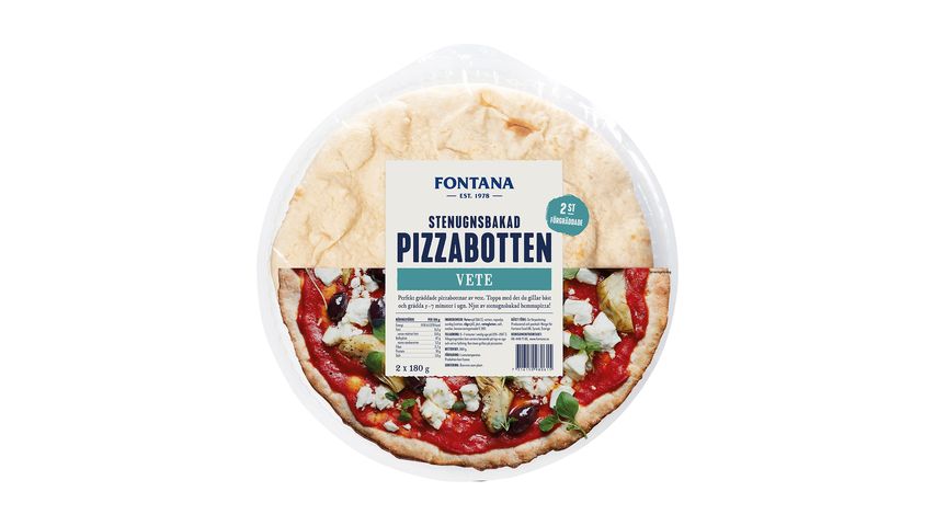 Fontana Pizzabotten 2-p 360g