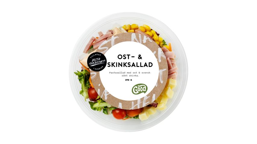 Good Sallad Ost/Skinka 370g
