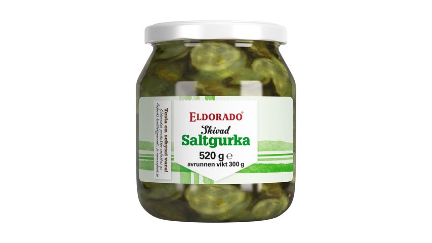 Eldorado Saltgurka Skivad 300g