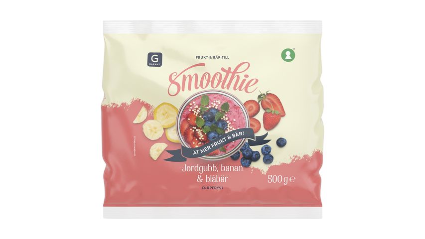 Garant Smoothiemix Röd Fryst 500g