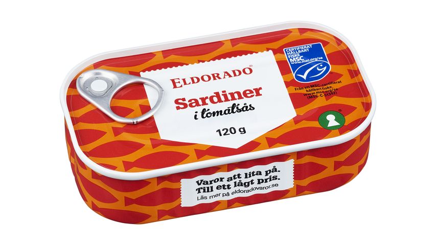 Eldorado Sardiner I Tomatsås 120g
