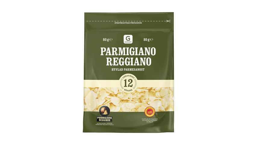 Garant Parmigiano Flakes Grated Parmesan Cheese 12Mon 80g
