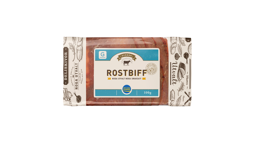 Garant Rostbiff Grillad Skivad 100g