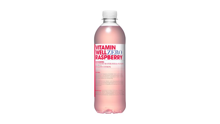 Vitamin Well Dryck Zero Raspberry 500ml