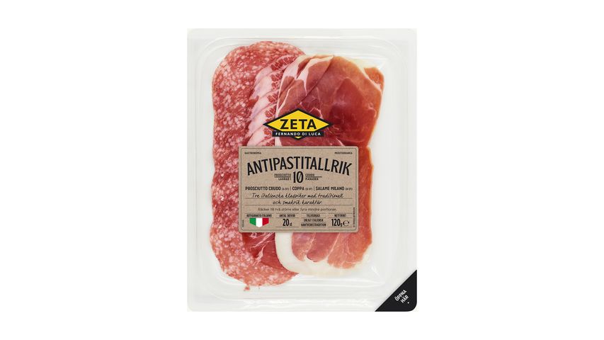 Zeta Antipastitallrik 120 g