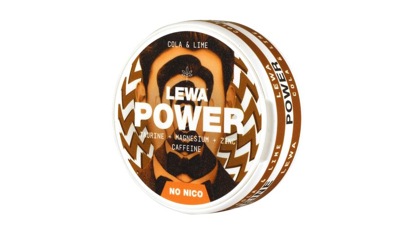 Lewa Energisnus Power Cola/Lime, Nikotin & Tobaksfrittt 18-p