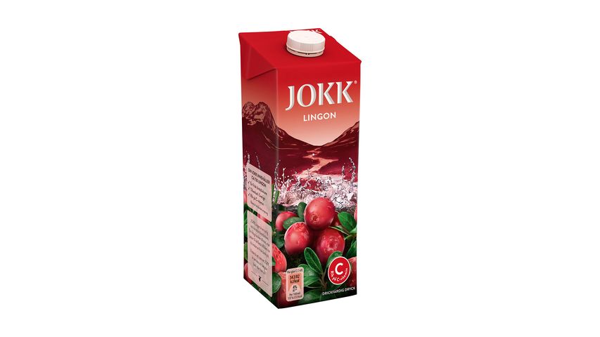 Jokk Fruit Drink Lingonberry Ready to Drink 1l
