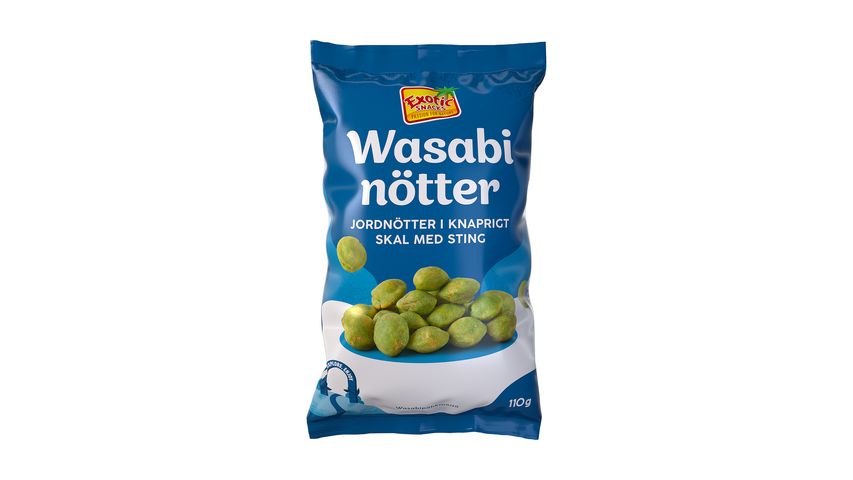 Exotic Snacks Wasabinötter 110g