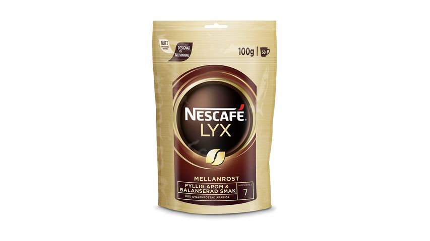 Nescafé Snabbkaffe Lyx Mellanrost 100g