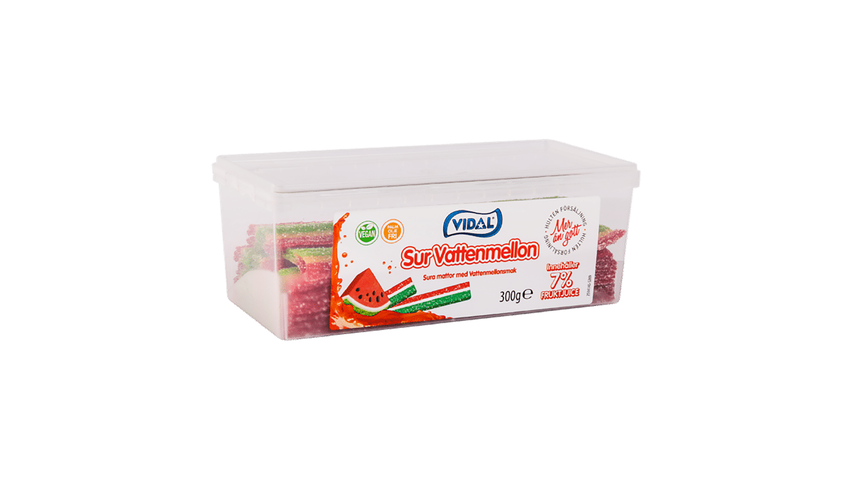 Vidal Sura godismattor Vattenmelon 265g