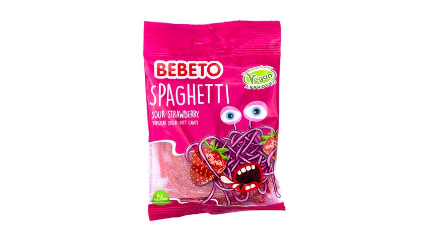 Bebeto Spaghetti Strawberry 70g