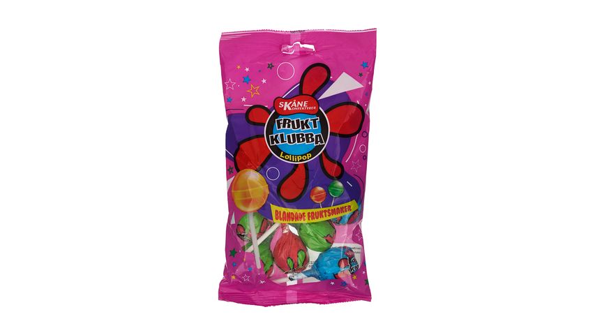 Skånekonfektyr Fruktklubbor 144g
