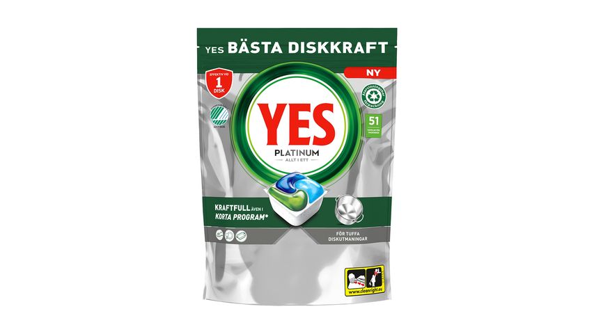 Yes Yes Maskindiskmedelplatinum 51-p