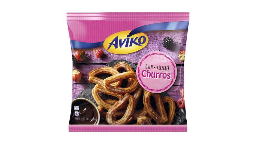 Aviko előfőzött és gyorsfagyasztott churros tésztarudacskák 300 g