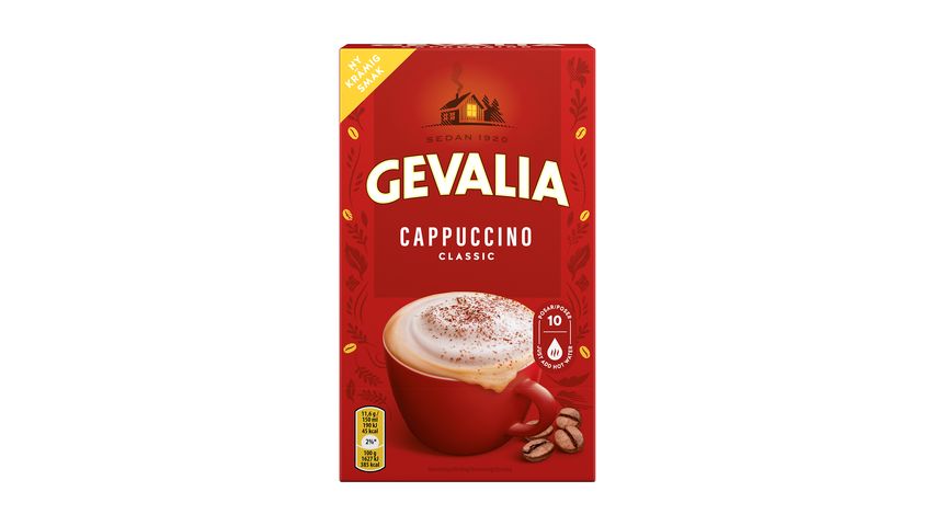 Gevalia Snabbkaffe Cappuccino Original 10-p