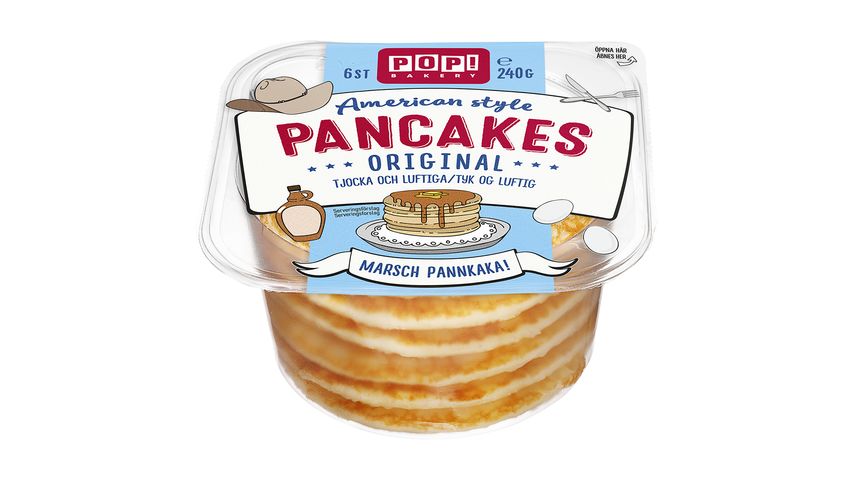 Pop! Bakery Amerikanska Pannkakor 240g
