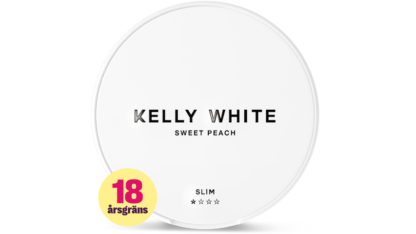 Kelly White Sweet Peach Nicotine Bag  1-p