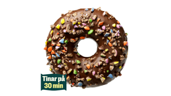 Bageri La Lorraine Donut Crushed Candy Dark Chocolate 56g