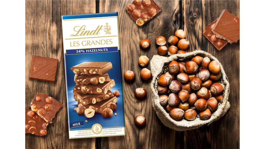 Lindt Chokladkaka Milk Hazelnut 150g