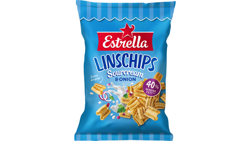 Estrella Linschips Sourcream & Onion 90g