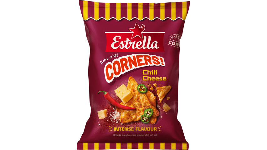 Estrella Corners Chili Cheese 160g