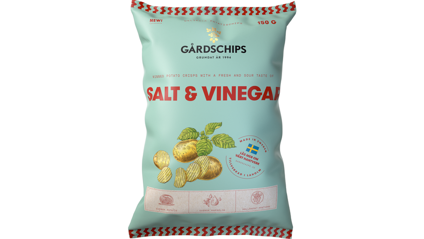 Gårdschips Salt & Vinegar 150g