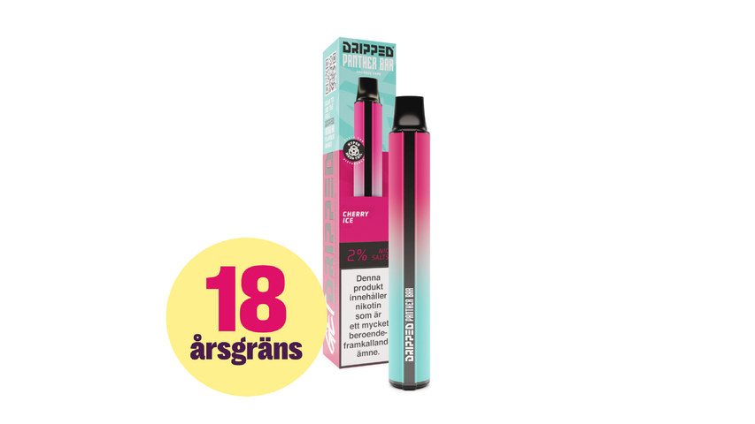 Dripped Panther Bar Cherry Ice - Disposable Vape 20mg