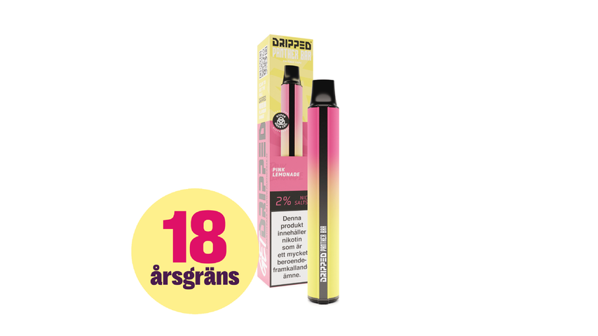 Dripped Panther Bar Pink Lemonade - Disposable Vape 20mg