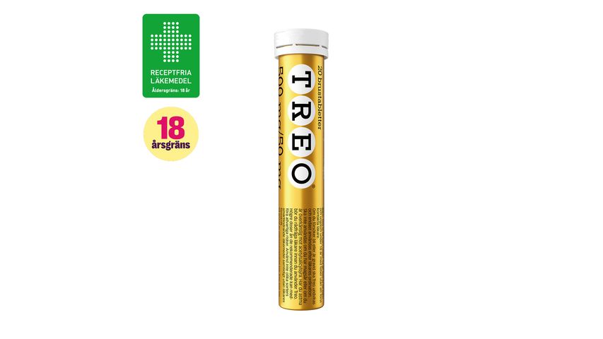 Treo Brustablett 500mg/50mg 20st