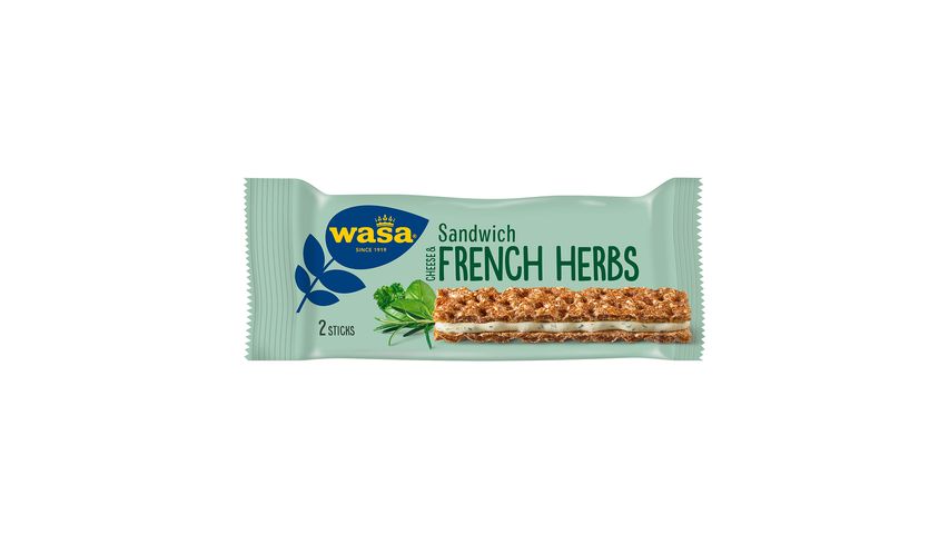 Wasa Sandwich Cheese & French Herbs | 2 x 30 g