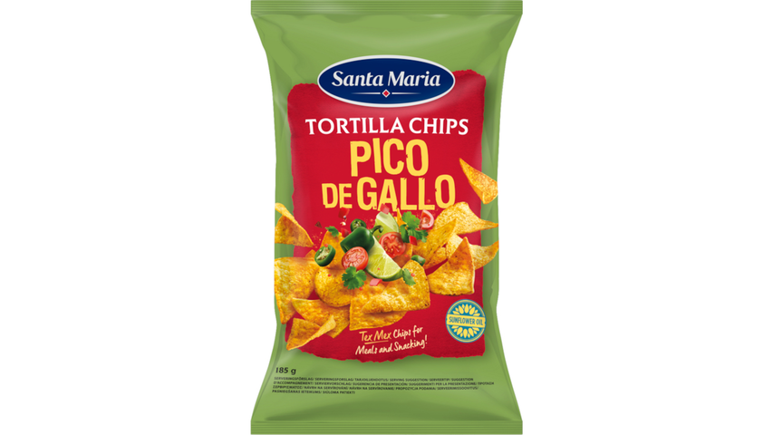 Santa Maria Pico De Gallo Tortilla Chips 185g