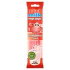 Quick Milk Magická brčka do mléka s příchutí jahoda | 30 g