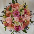 Compact Pastel Hand-Tied Bouquet