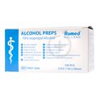 Romed alkoholos törlőkendő 3x6 cm 100 db